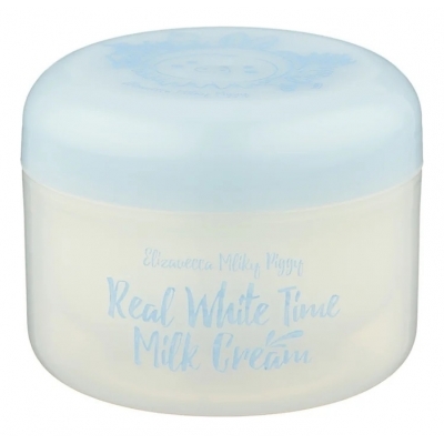 Купить Elizavecca Крем для лица осветляющий Milky Piggy Real White Time Milk Cream 100г в магазине Мята Молл