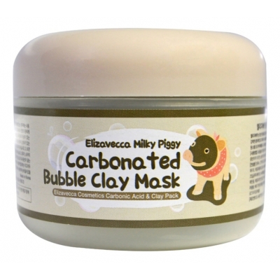 Купить Elizavecca Маска для лица глиняно-пузырьковая Milky Piggy Carbonated Bubble Clay Mask 100г в магазине Мята Молл