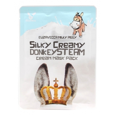 Купить Elizavecca Маска тканевая с паровым кремом Milky Piggy Silky Creamy Donkey Steam Cream Mask Pack в магазине Мята Молл
