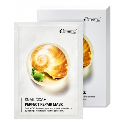 Купить Esthetic House Тканевая маска для лица Snail Cica + Perfect Repair Mask 5*25мл в магазине Мята Молл