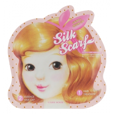 Купить Etude House Маска для волос восстанавливающая Silk Scarf Double Care Hair Mask 20мл в магазине Мята Молл