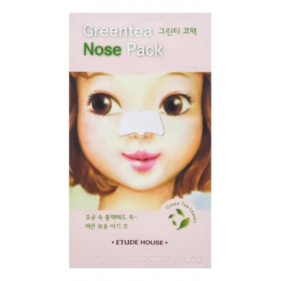 Купить Etude House Патч очищающий для носа Greentea Nose Pack 0,65мл в магазине Мята Молл