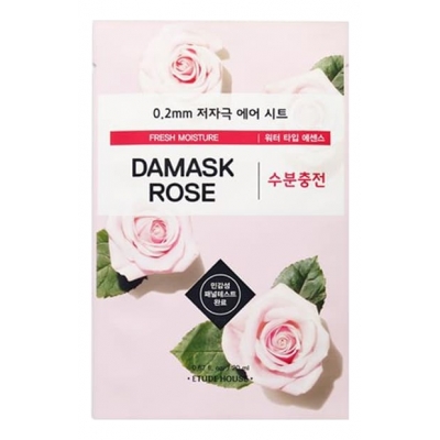 Купить Etude House Тканевая маска для лица с экстрактом дамасской розы 0.2 Therapy Air Mask Damask Rose 20мл в магазине Мята Молл