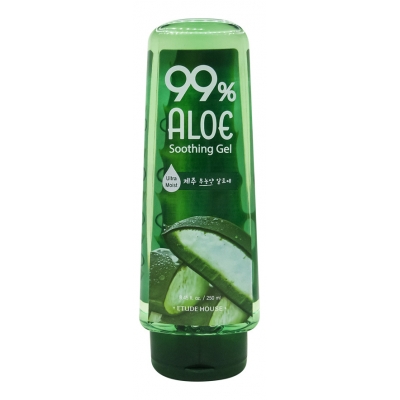 Купить Etude House Универсальный гель с экстрактом алоэ вера 99% Aloe Soothing Gel 250мл в магазине Мята Молл