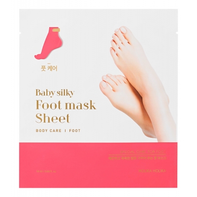 Купить Holika Holika Маска для ног смягчающая Baby Silky Foot Mask Sheet 18г в магазине Мята Молл