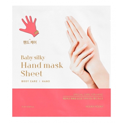 Купить Holika Holika Маска для рук Baby Silky Hand Mask Sheet 30г в магазине Мята Молл
