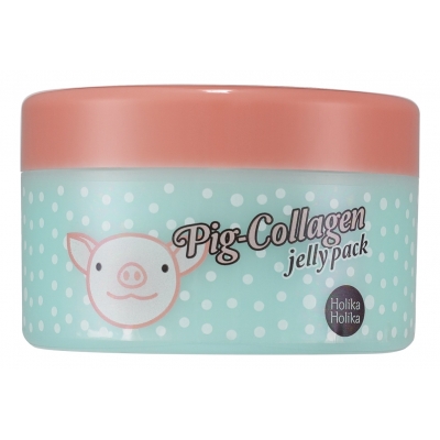 Купить Holika Holika Ночная маска для лица Pig-Collagen Jelly Pack 80г в магазине Мята Молл