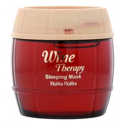 Купить Holika Holika Ночная винная маска-желе для лица Wine Therapy Sleeping Mask Red Wine 120мл (красное вино) в магазине Мята Молл