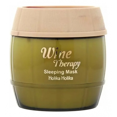Купить Holika Holika Ночная винная маска-желе для лица Wine Therapy Sleeping Mask White Wine 120мл (белое вино) в магазине Мята Молл