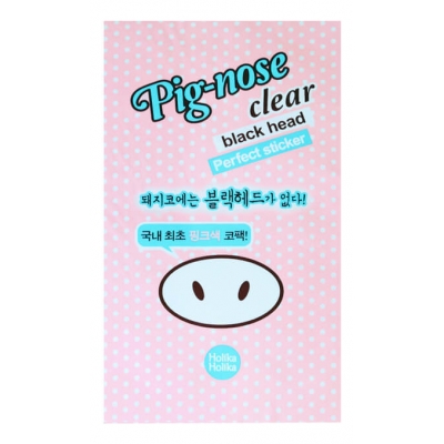Купить Holika Holika Очищающая полоска для носа Pig-Nose Clear Black Head Perfect Sticker 1шт в магазине Мята Молл
