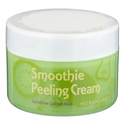 Купить Holika Holika Отшелушивающий крем для лица Smoothie Peeling Cream Sunshine Golden Kiwi 75мл (киви) в магазине Мята Молл