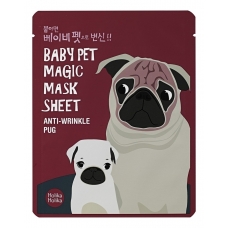 Holika Holika Тканевая маска против морщин Мопс Baby Pet Magic Mask Sheet Anti-Wrinkle Pug 22мл