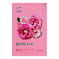 Holika Holika Увлажняющая тканевая маска для лица с экстрактом розы Pure Essence Mask Sheet Damask Rose 20мл