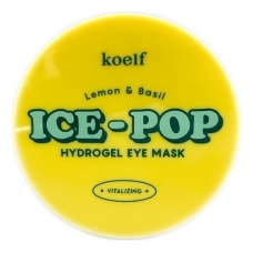 Koelf Гидрогелевые патчи для кожи вокруг глаз с экстрактом лимона и базилика Lemon & Basil Ice-Pop Hydrogel Eye Mask 60шт