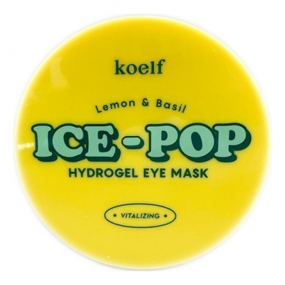Купить Koelf Гидрогелевые патчи для кожи вокруг глаз с экстрактом лимона и базилика Lemon & Basil Ice-Pop Hydrogel Eye Mask 60шт в магазине Мята Молл