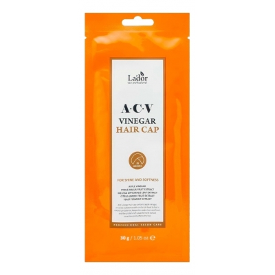 Купить La`dor Маска-шапка для волос с яблочным уксусом ACV Vinegar Hair Cap 30г в магазине Мята Молл