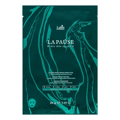 Купить La`dor Тканевая маска для лица La Pause Hydra Skin Spa Mask 25г в магазине Мята Молл