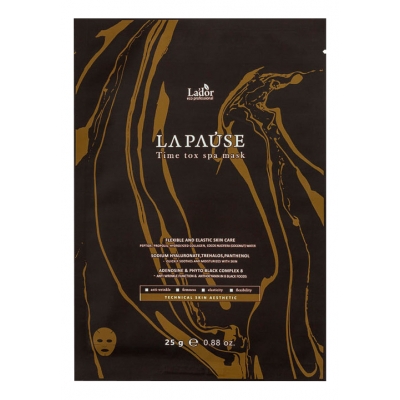 Купить La`dor Тканевая маска для лица La Pause Time Tox Spa Mask 25г в магазине Мята Молл