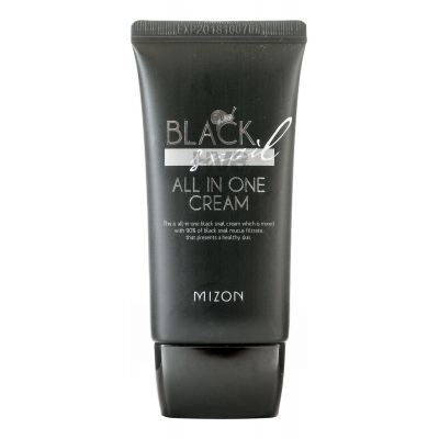 Купить Mizon Крем для лица с экстрактом черной улитки 90% Black Snail All In One Cream в магазине Мята Молл