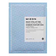 Mizon Маска листовая для лица с экстрактом зеленого чая Enjoy Vital-Up Time Watery Moisture Mask 23мл