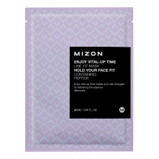 Mizon Маска листовая для подтяжки овала лица Enjoy Vital-Up Time Line Fit Mask 30мл