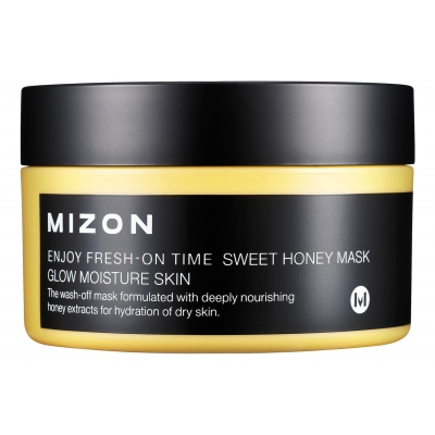 Купить Mizon Медовая маска для питания и увлажнения сухой кожи лица Enjoy Fresh-On Time Sweet Honey Mask 100мл в магазине Мята Молл