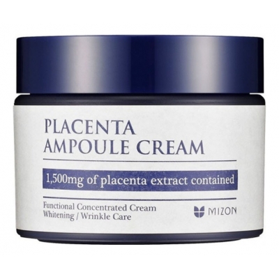 Купить Mizon Плацентарный крем Placenta Ampoule Cream 50мл в магазине Мята Молл