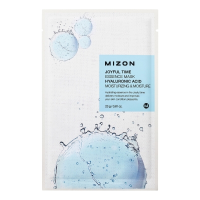 Купить Mizon Тканевая маска для лица Joyful Time Essence Mask Hyaluronic Acid Moisturizing & Moisture 23г в магазине Мята Молл