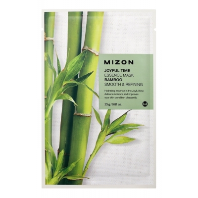 Купить Mizon Тканевая маска для лица с экстрактом бамбука Joyful Time Essence Mask Bamboo 23г в магазине Мята Молл