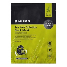Mizon Тканевая маска для лица с экстрактом чайного дерева Tea Tree Solution Black Mask 25г
