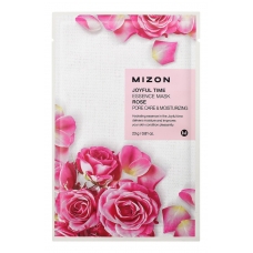 Mizon Тканевая маска для лица с экстрактом лепестков розы Joyful Time Essence Mask Rose 23г