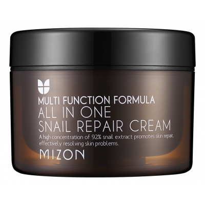 Купить Mizon Восстанавливающий крем для лица с экстрактом улитки All In One Snail Repair Сream в магазине Мята Молл