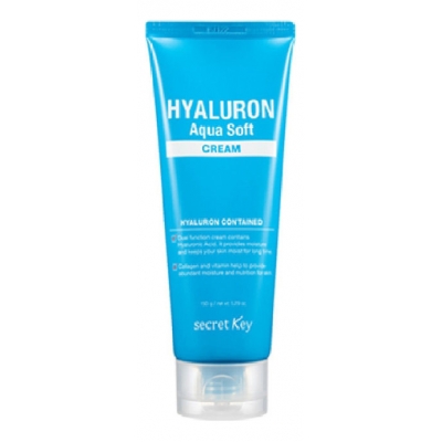 Купить Secret Key Гиалуроновый крем для увлажнения и омоложения кожи Hyaluron Aqua Soft Cream в магазине Мята Молл