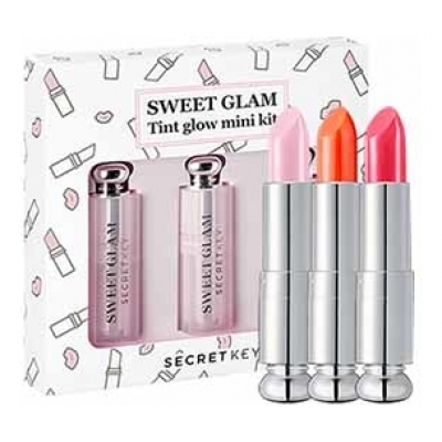 Купить Secret Key Набор тинтов для губ Sweet Glam Tint Glow Mini 3*1,6г в магазине Мята Молл