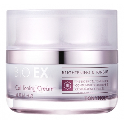 Купить Tony Moly Антивозрастной крем для лица против пигментации Bio EX Cell Toning Cream 60мл в магазине Мята Молл