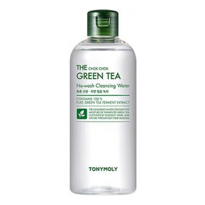 Купить Tony Moly Мицеллярная вода для лица с экстрактом зеленого чая The Chok Chok Green Tea No-Wash Cleansing Water в магазине Мята Молл