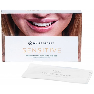 Купить Отбеливающие полоски - White Secret Sensitive в магазине Мята Молл