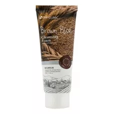 3W CLINIC Пенка для умывания с коричневым рисом Anti Sebum Brown Rice Foam Cleansing 100мл