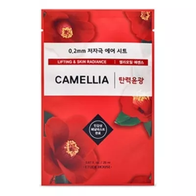 Купить Etude House Тканевая маска для лица 0.2 Therapy Air Mask Camellia 20мл (камелия) в магазине Мята Молл