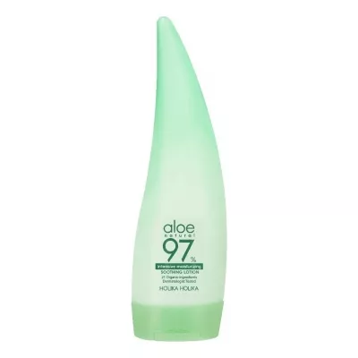 Купить Holika Holika Интенсивно увлажняющий лосьон для лица и тела Aloe 97% Intensive Moisturizing Soothing Lotion 240мл в магазине Мята Молл