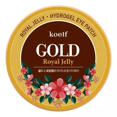 Купить Koelf Гидрогелевые патчи для области вокруг глаз Hydro Gel Gold & Royal Jelly Eye Patch 60шт в магазине Мята Молл