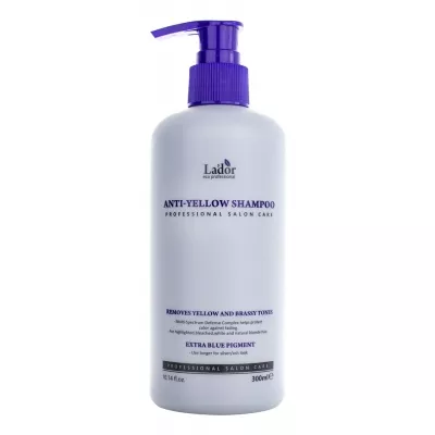 Купить La`dor Оттеночный шампунь против желтизны волос Anti Yellow Shampoo 300мл в магазине Мята Молл