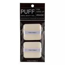 Tony Moly Прямоугольный пуф Flocking Puff Square 2шт